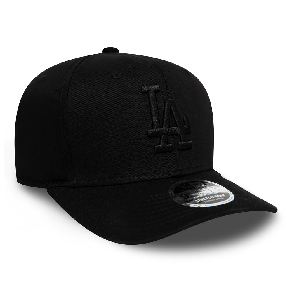 NEW ERA LA Dodgers Tonal Black 9FIFTY Stretch Snap Cap