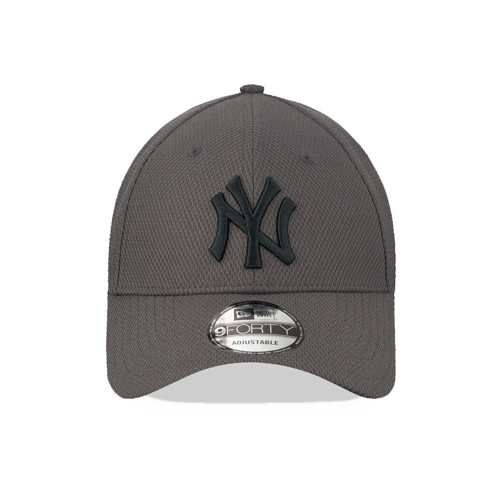 NEW ERA New York Yankees Diamond Era Grey 9FORTY Adjustable Cap