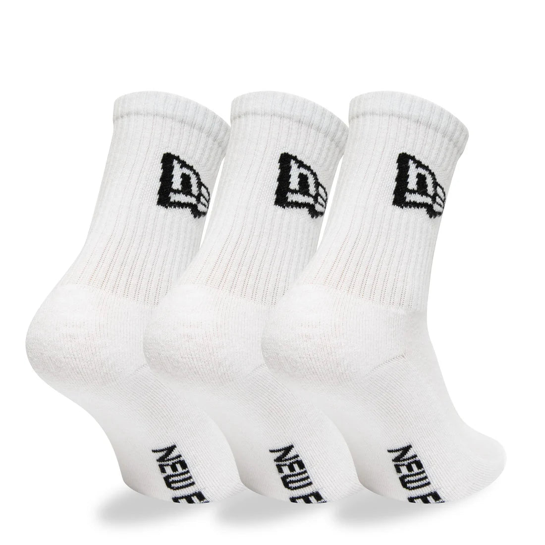 NEW ERA New Era Flag 3 Pack Crew White Sock