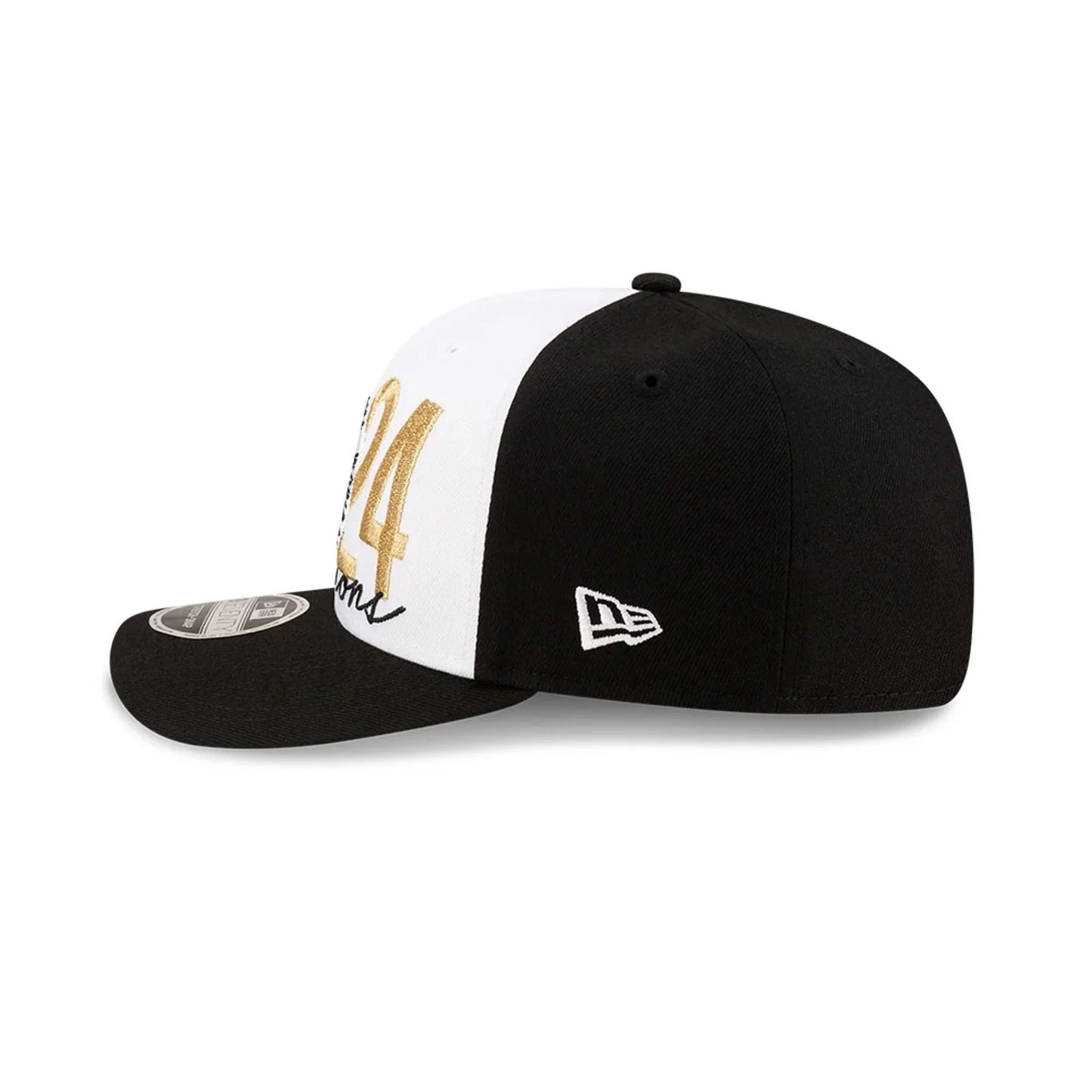 NEW ERA LA Dodgers MLB World Series Champions 2024 Black 9SEVENTY Stretch Snap Cap