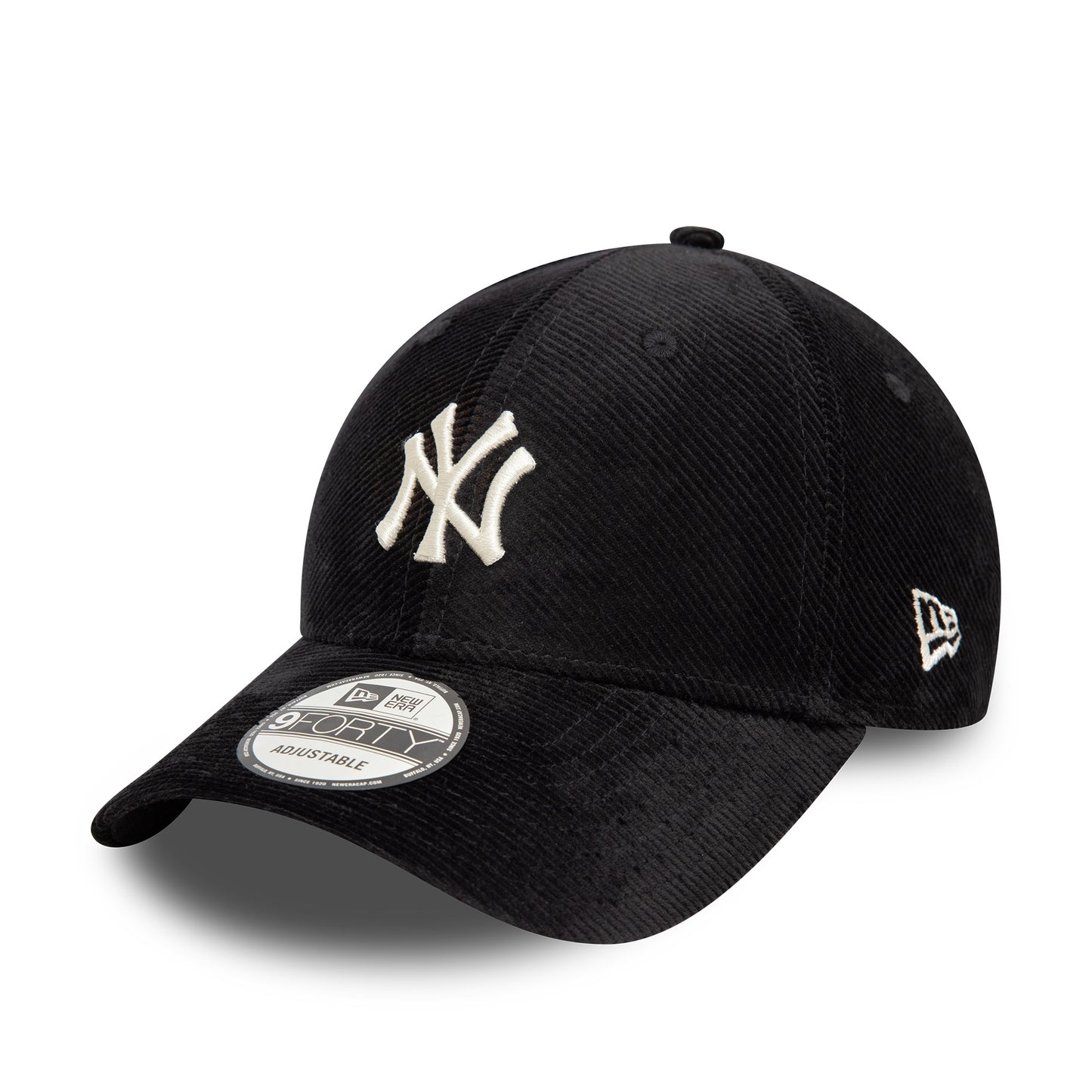 NEW ERA New York Yankees Cord Black 9FORTY Adjustable Cap