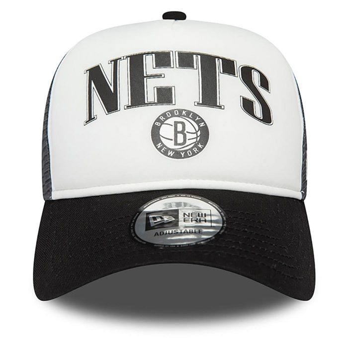 NEW ERA Brooklyn NETS NBA retro black E-Frame Adjustable Trucker Cap