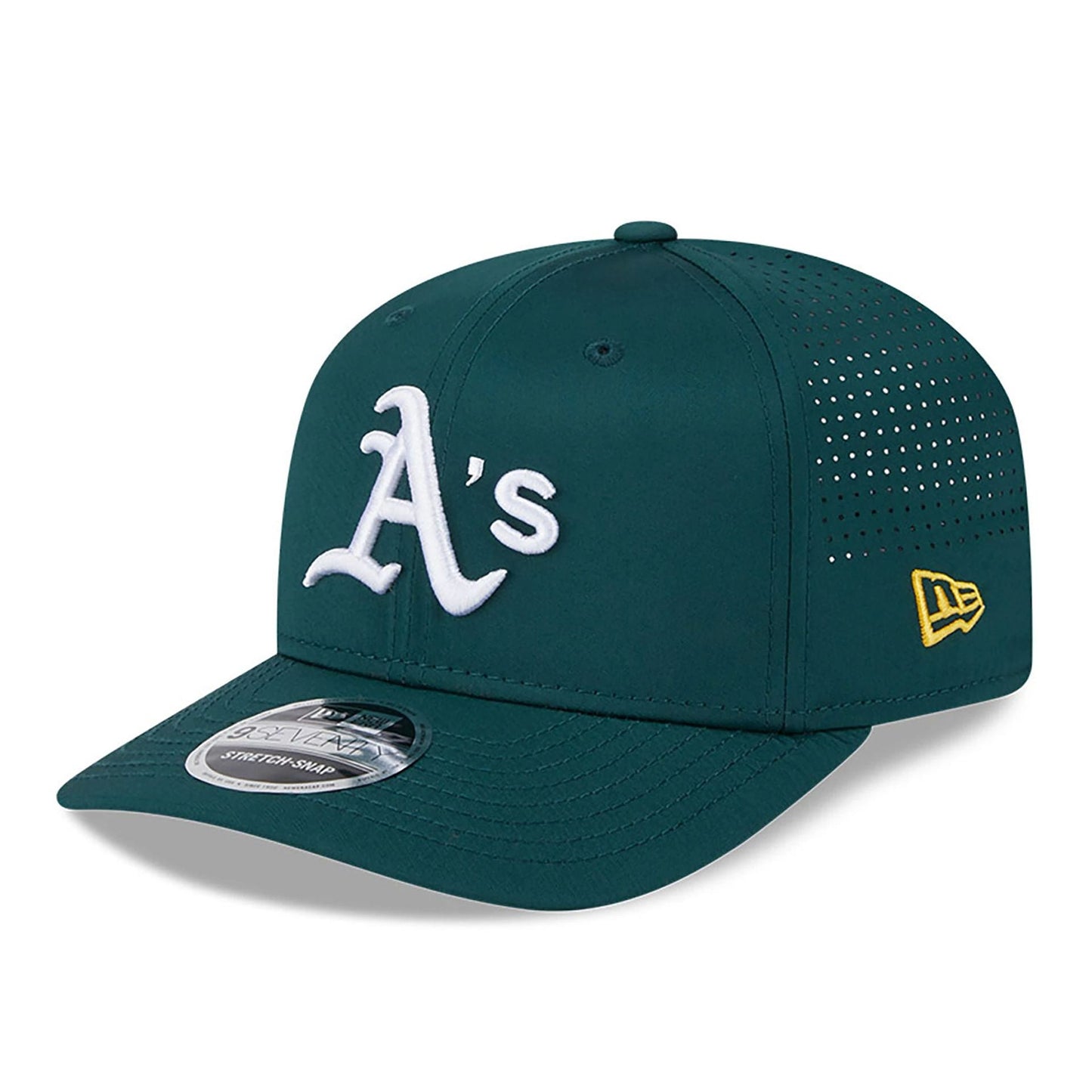 NEW ERA Oakland Athletics AC Performance Dark Green 9SEVENTY Stretch Snap Adjustable Cap