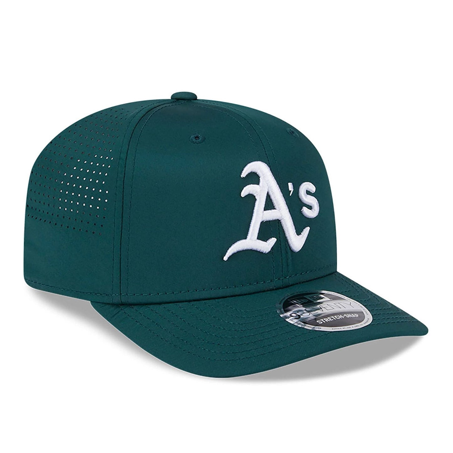 NEW ERA Oakland Athletics AC Performance Dark Green 9SEVENTY Stretch Snap Adjustable Cap