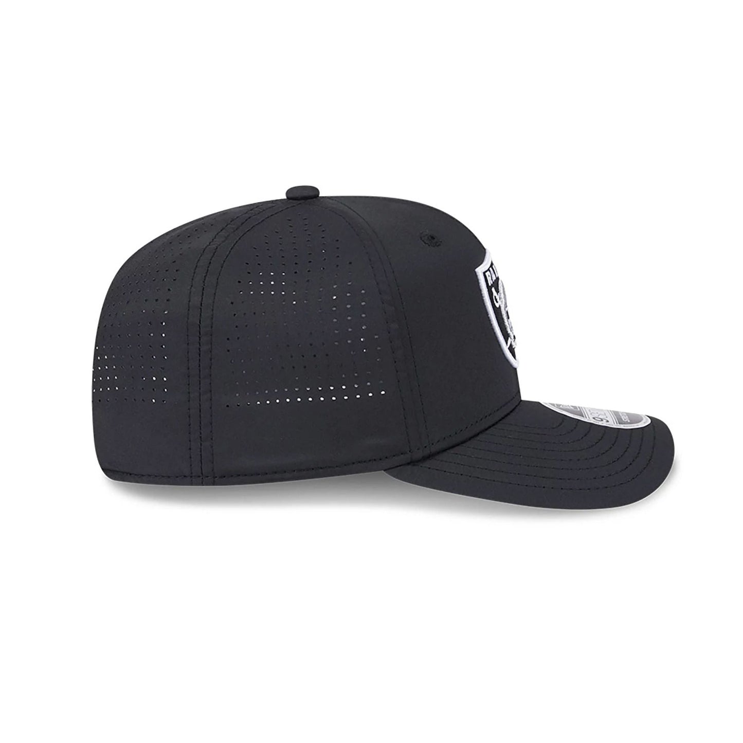 NEW ERA Las Vegas Raiders AC Performance Black 9SEVENTY Stretch Snap Adjustable Cap
