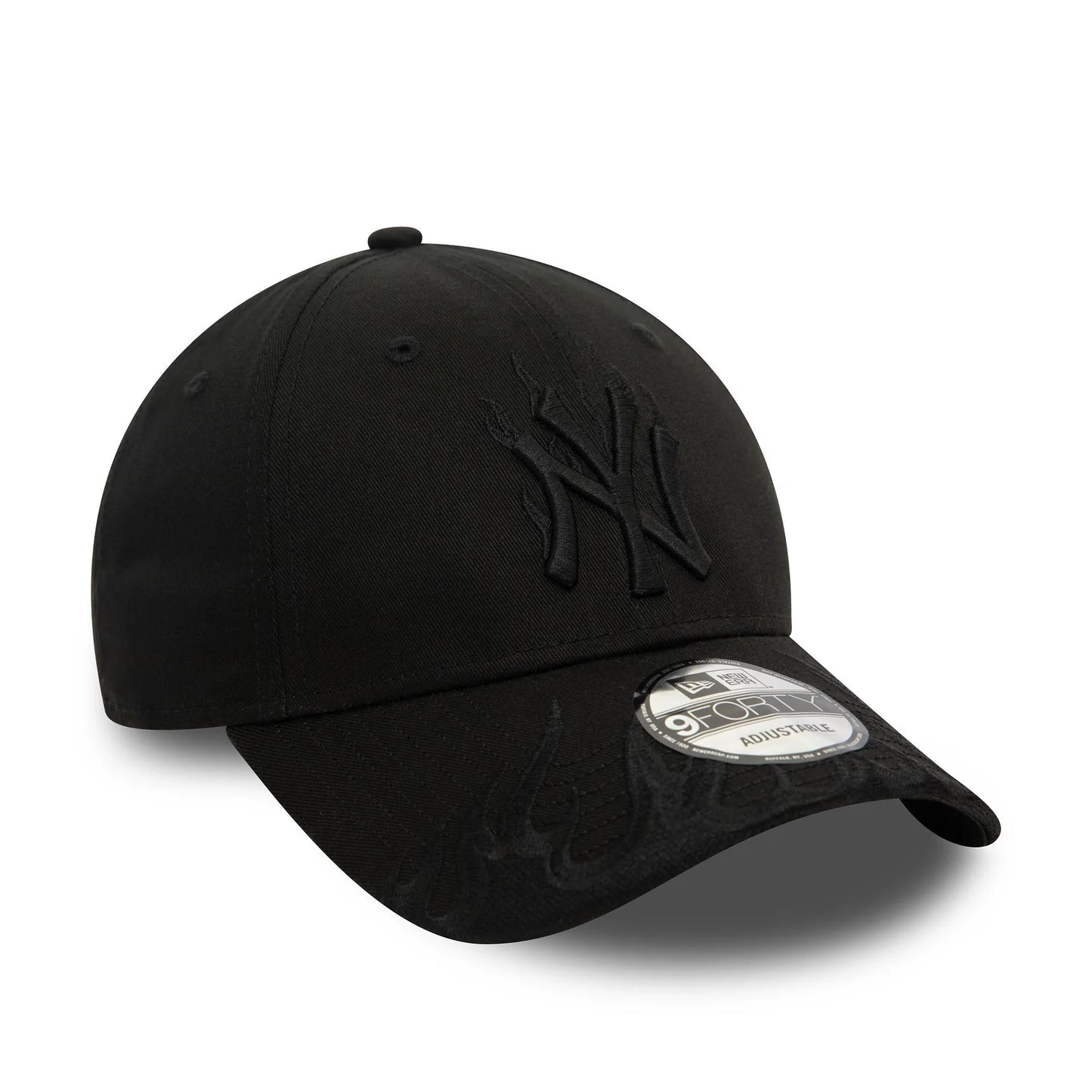 NEW ERA New York Yankees MLB Flame Black 9FORTY Adjustable Cap