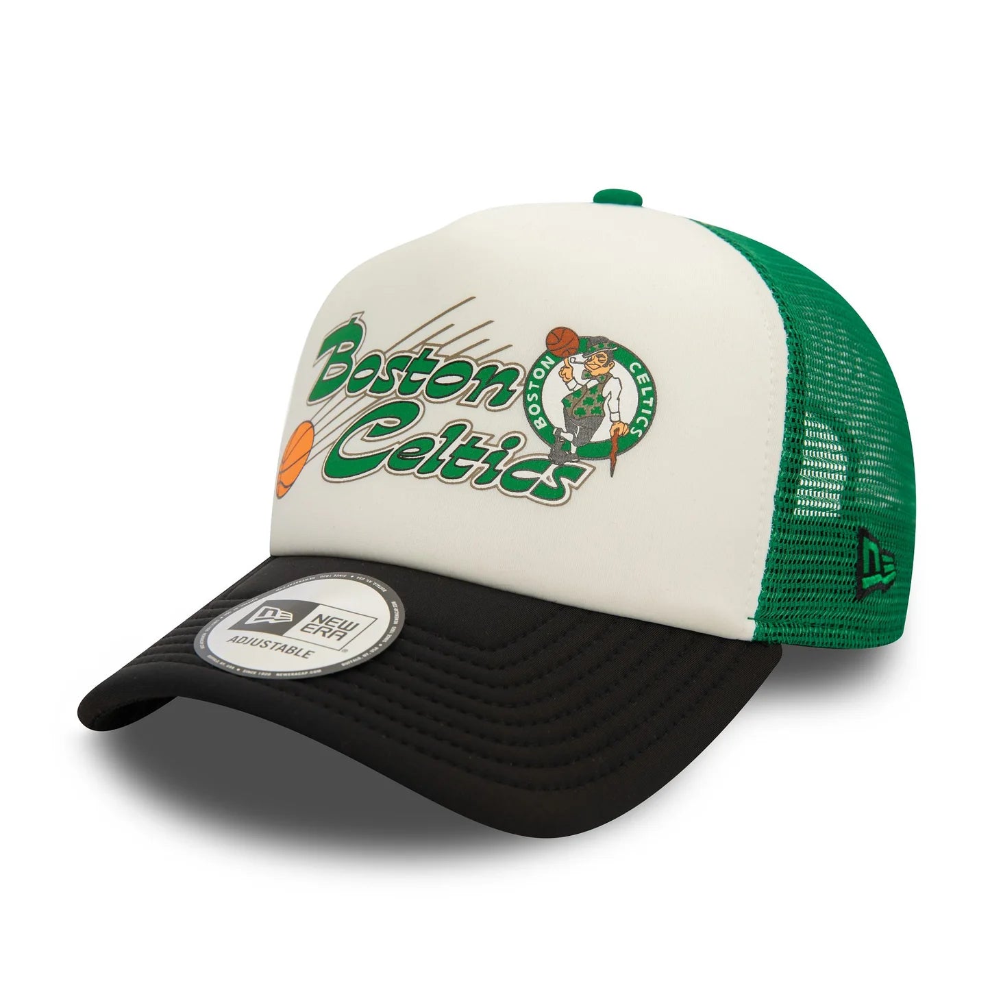 NEW ERA Boston Celtics NBA Graphic Green 9FORTY E Frame Adjustable Tru LUX sneakerstore