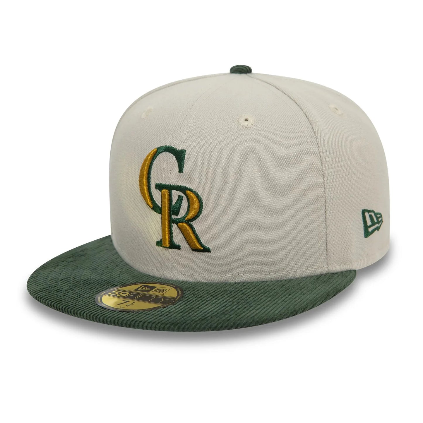 NEW ERA Colorado Rockies Authentic On Field green beige 59FIFTY Fitted Cap