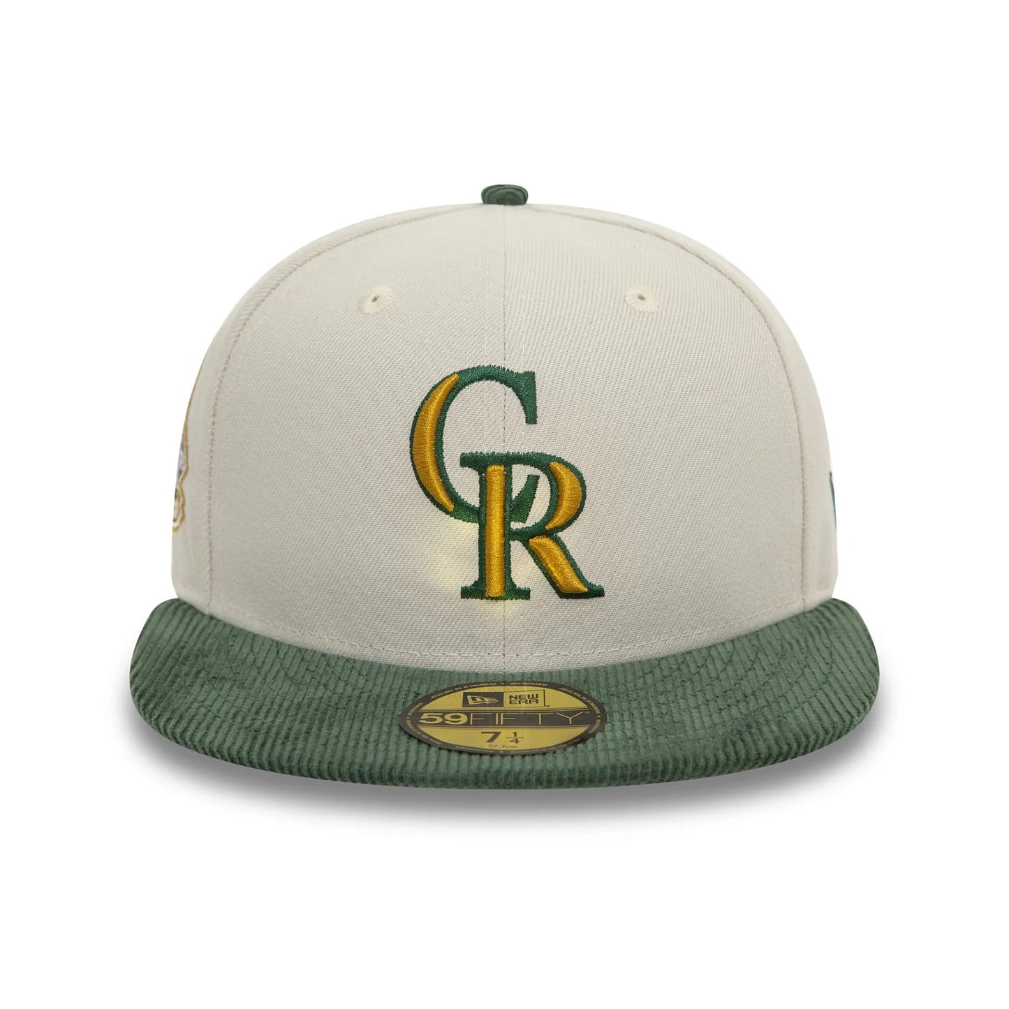 NEW ERA Colorado Rockies Authentic On Field green beige 59FIFTY Fitted Cap