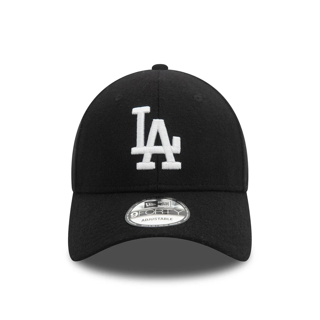 NEW ERA LA Dodgers Melton Wool Black 9FORTY Adjustable Cap