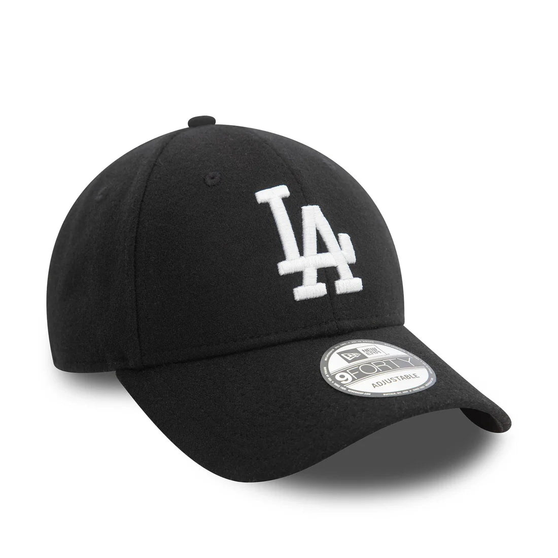 NEW ERA LA Dodgers Melton Wool Black 9FORTY Adjustable Cap