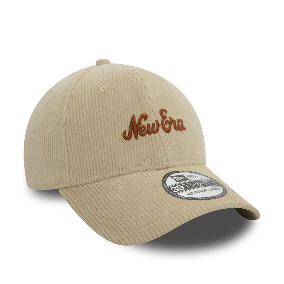 NEW ERA Script Cord Light Beige 39THIRTY Stretch Fit Cap