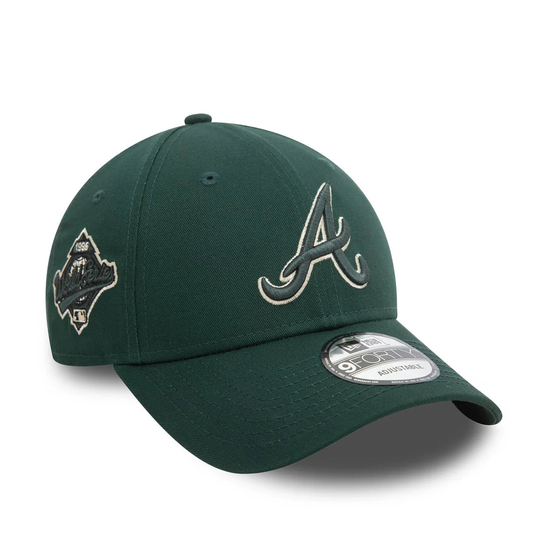 NEW ERA Atlanta Braves Seasonal World Series Dark Green 9FORTY Adjustable Cap