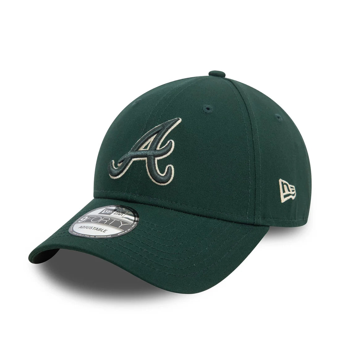 NEW ERA Atlanta Braves Seasonal World Series Dark Green 9FORTY Adjustable Cap