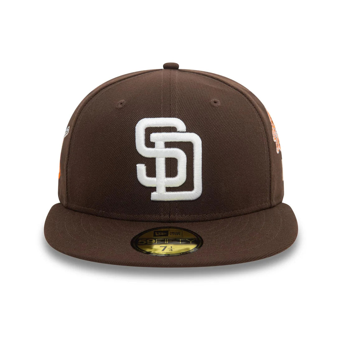 NEW ERA San Diego Padres MLB Cooperstown Patch Dark Brown 59FIFTY Fitted Cap