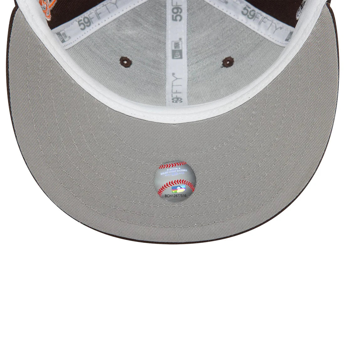 NEW ERA San Diego Padres MLB Cooperstown Patch Dark Brown 59FIFTY Fitted Cap