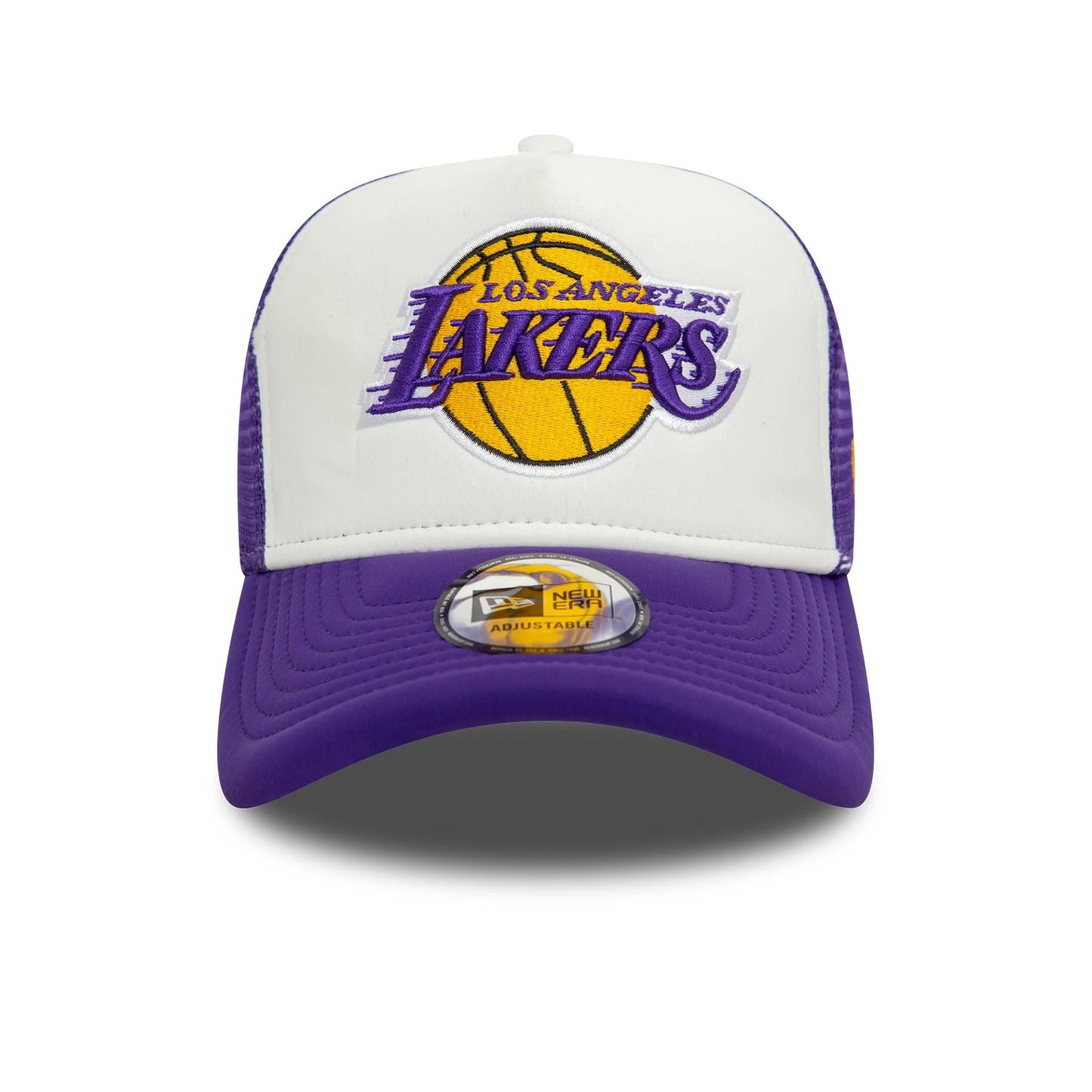 NEW ERA LA Lakers NBA Flower Purple 9FORTY A-Frame Trucker Adjustable Cap