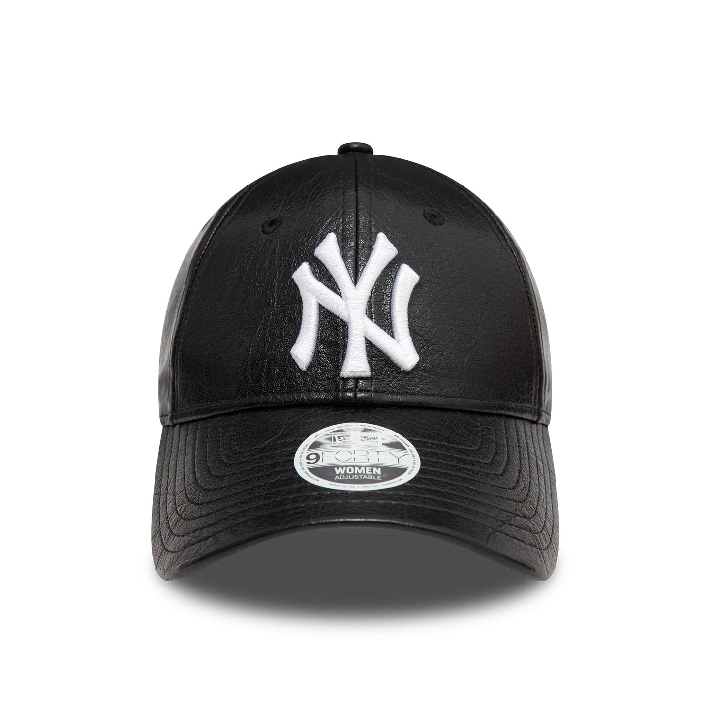 NEW ERA New York Yankees Womens PU Black 9FORTY Adjustable Cap