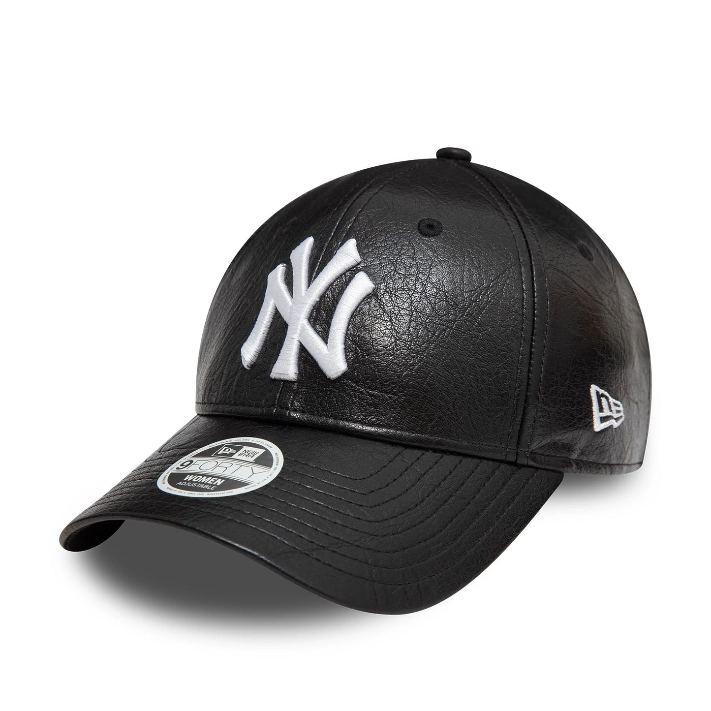 NEW ERA New York Yankees Womens PU Black 9FORTY Adjustable Cap