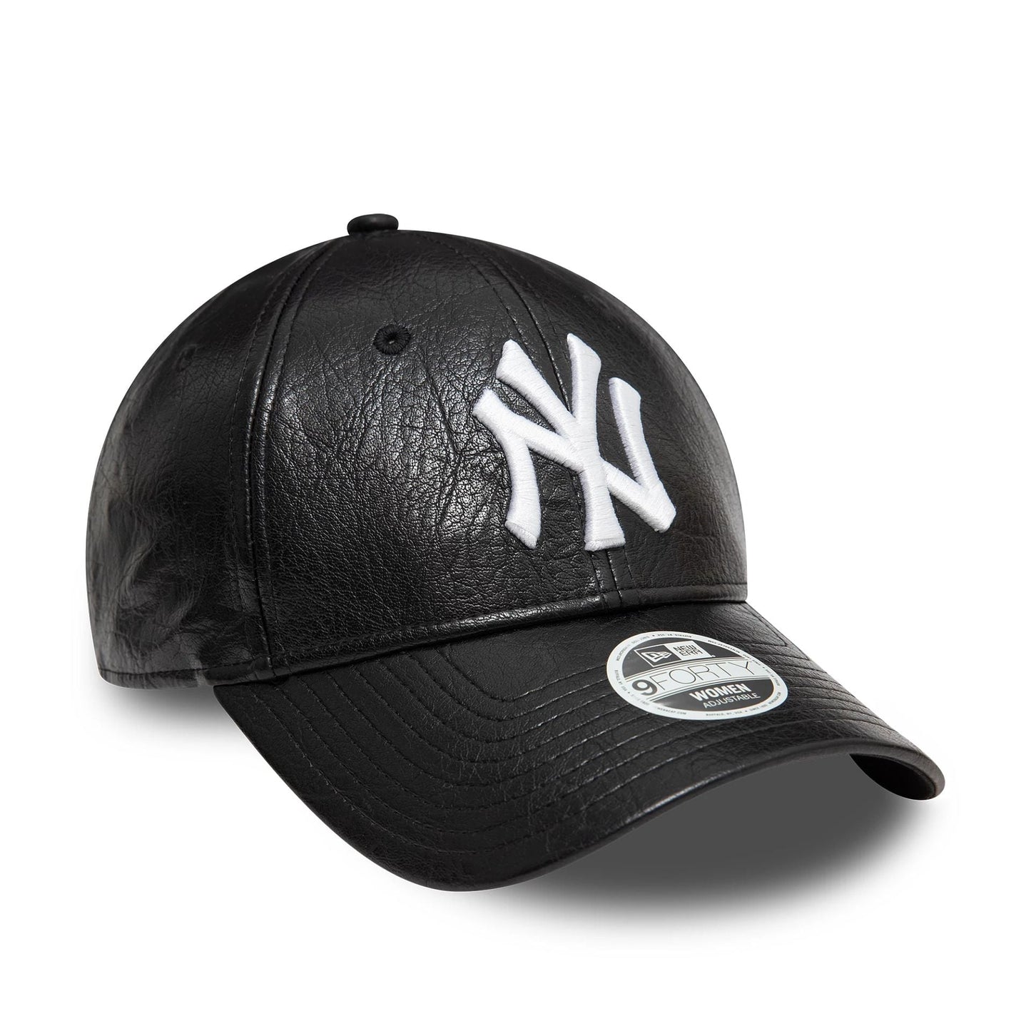 NEW ERA New York Yankees Womens PU Black 9FORTY Adjustable Cap