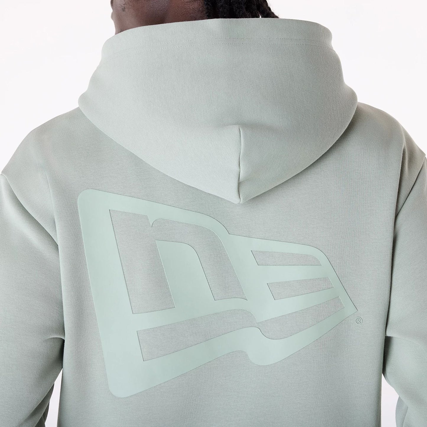 New Era Flag Pastel Green Oversized Pullover Hoodie