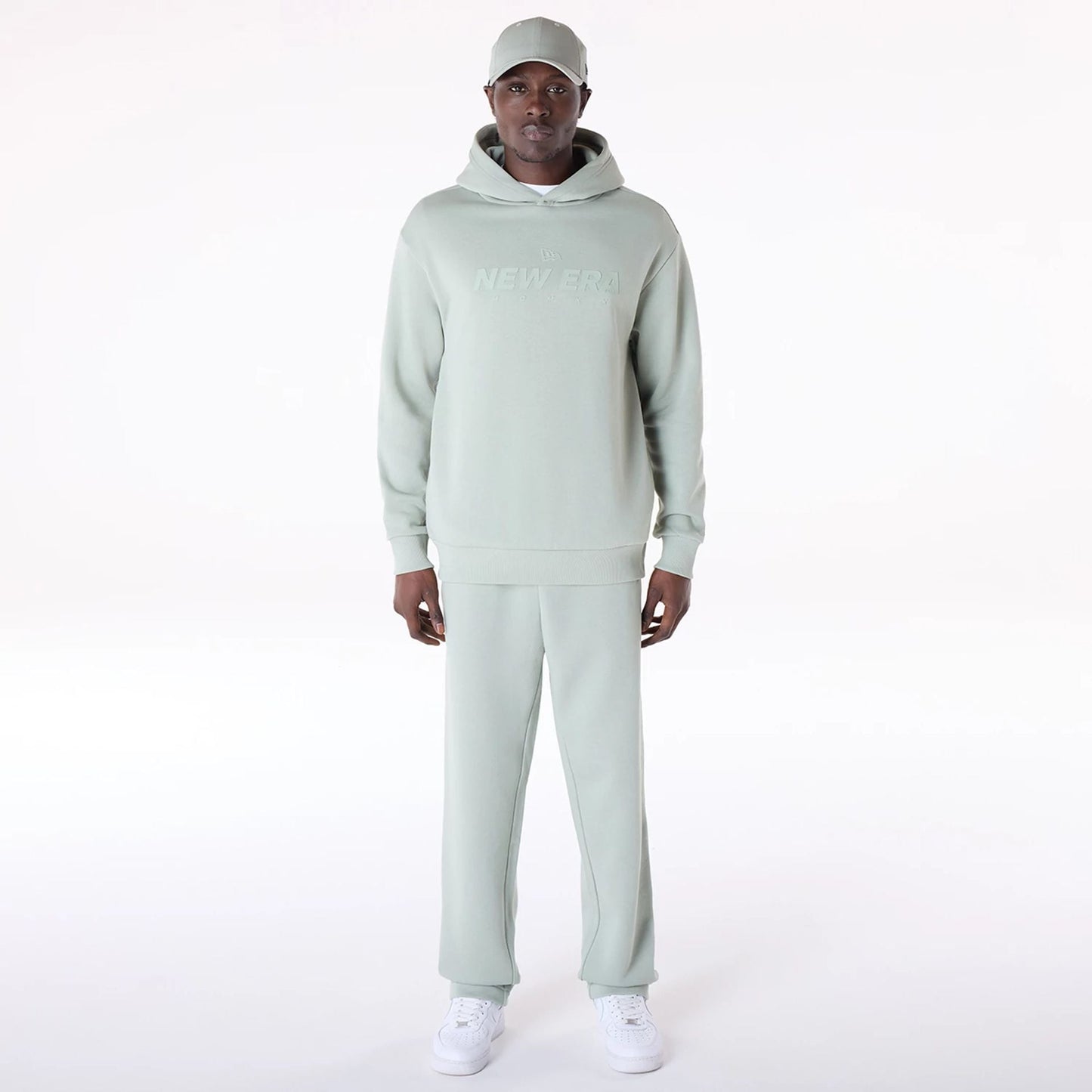 New Era Flag Pastel Green Oversized Pullover Hoodie