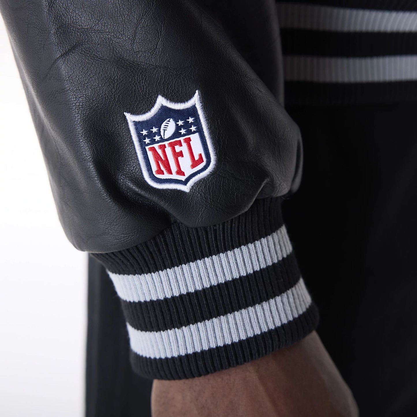 NEW ERA Las Vegas Raiders NFL Black Varsity Jacket