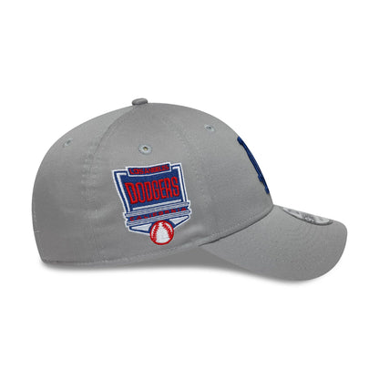 LA Dodgers MLB Side Patch Grey 9FORTY Adjustable Cap