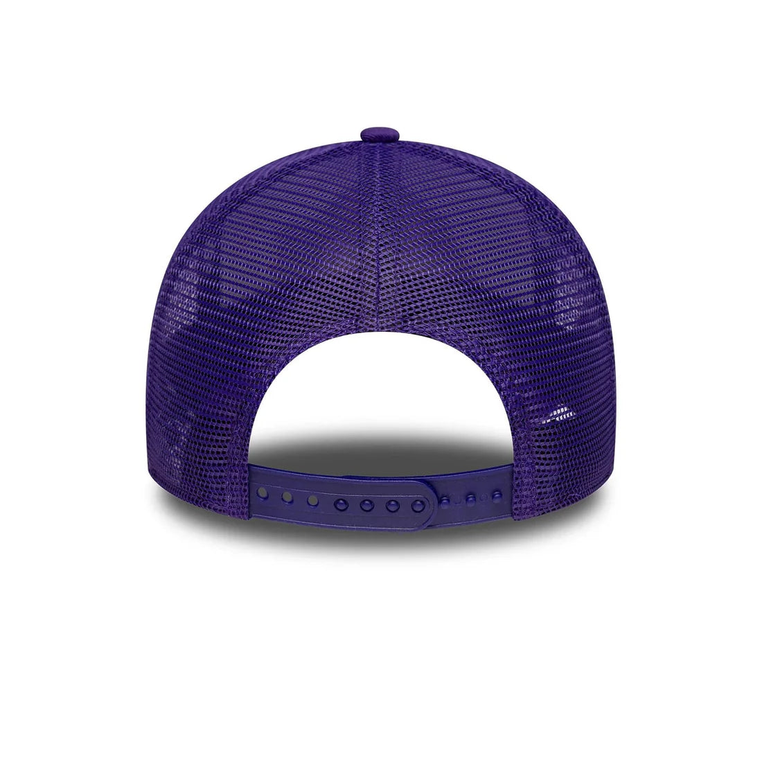 NEW ERA LA Lakers NBA Side Patch Purple 9FORTY A-Frame Trucker Adjustable Cap