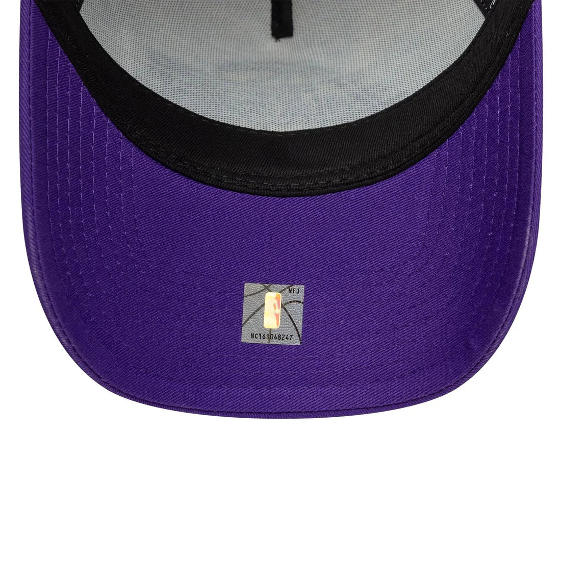 NEW ERA LA Lakers NBA Side Patch Purple 9FORTY A-Frame Trucker Adjustable Cap