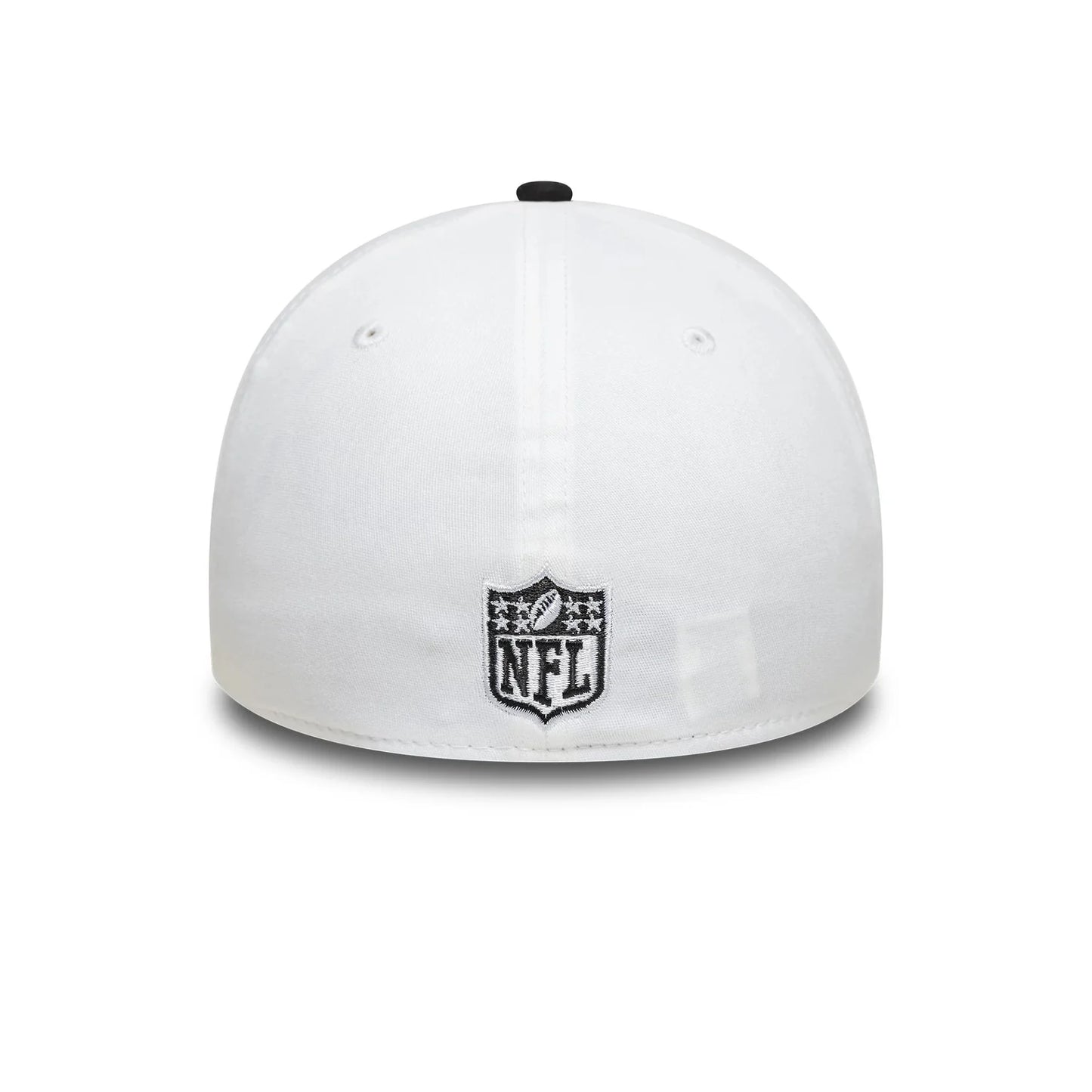 NEW ERA Las Vegas Raiders NFL Team Logo White 39THIRTY Stretch Fit Adjustable Cap