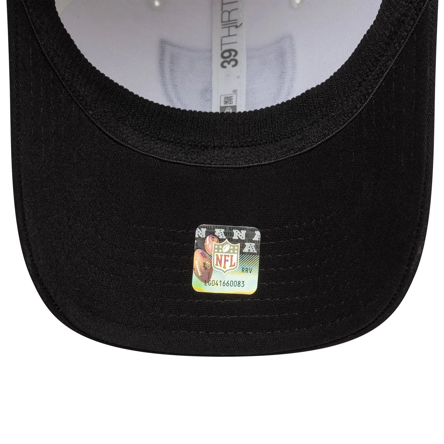 NEW ERA Las Vegas Raiders NFL Team Logo White 39THIRTY Stretch Fit Adjustable Cap
