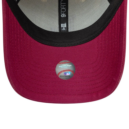 LA Dodgers MLB Side Script Cream 9FORTY Adjustable Cap