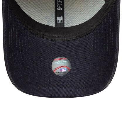 New York Yankees MLB Side Script Cream 9FORTY Adjustable Cap