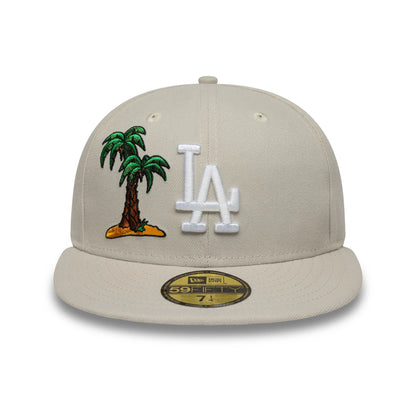 LA Dodgers MLB Food Icon Cream 59FIFTY FItted Cap