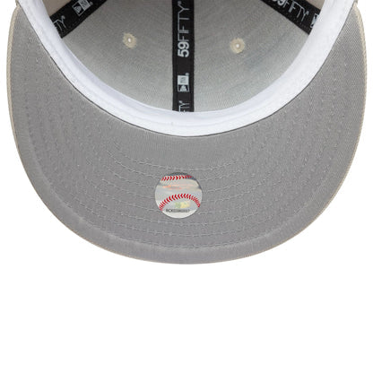 LA Dodgers MLB Food Icon Cream 59FIFTY FItted Cap