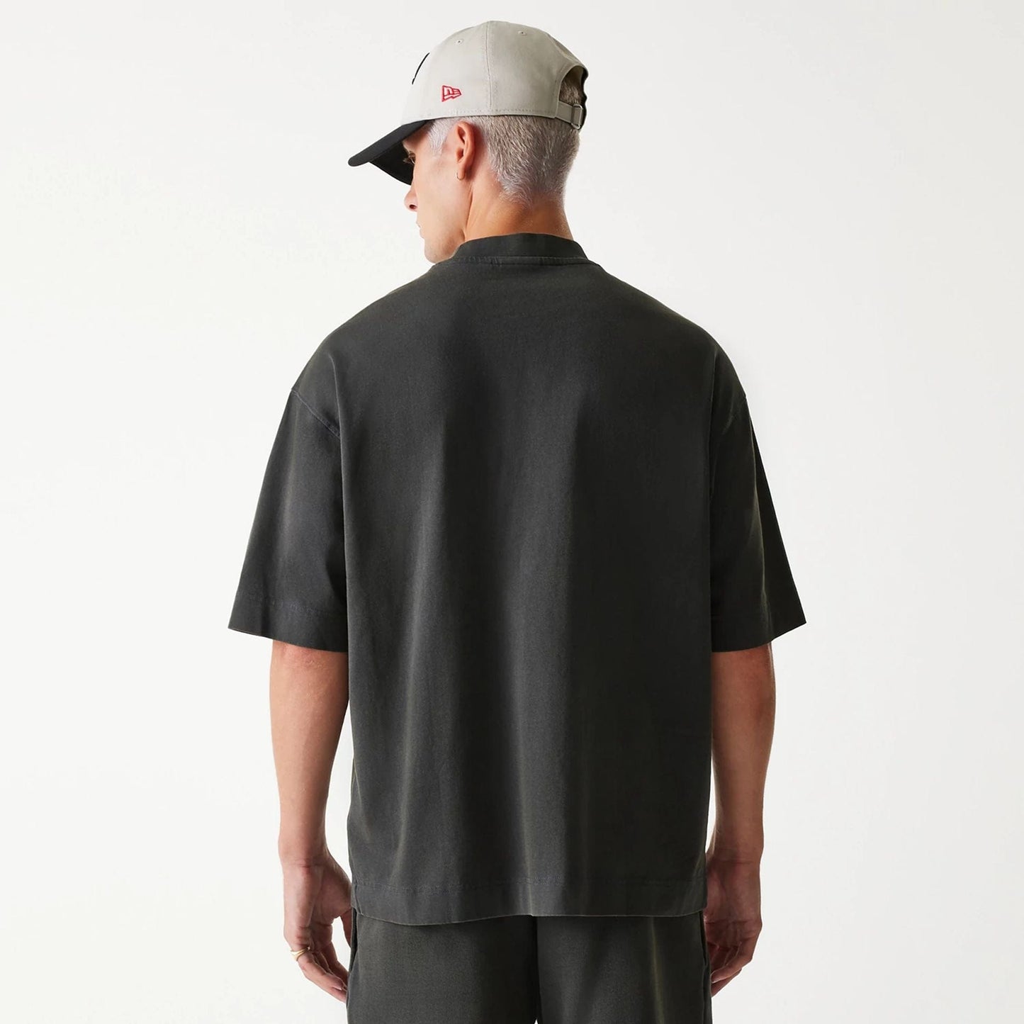 New Era Chicago Bulls NBA Washed Grey Box T-Shirt