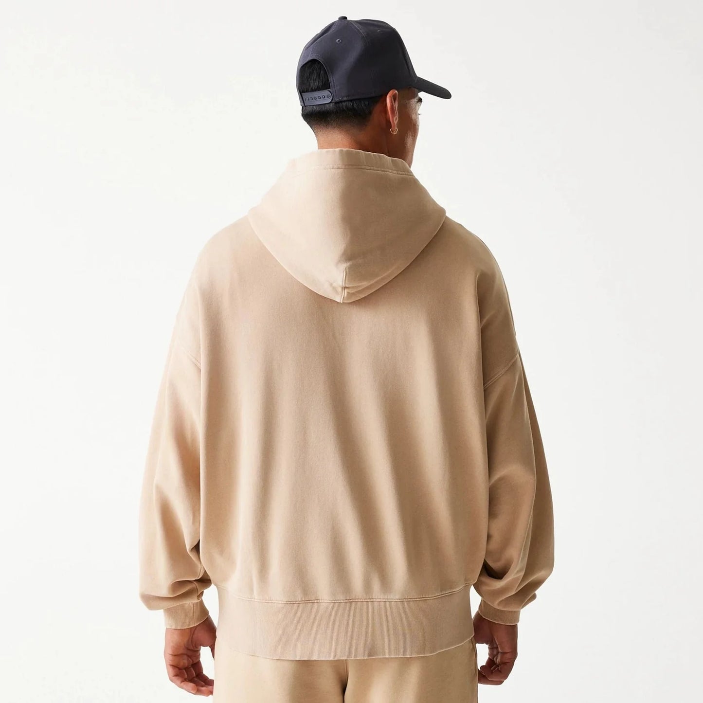 New Era Chicago Bulls NBA Washed Beige Full Zip Hoodie