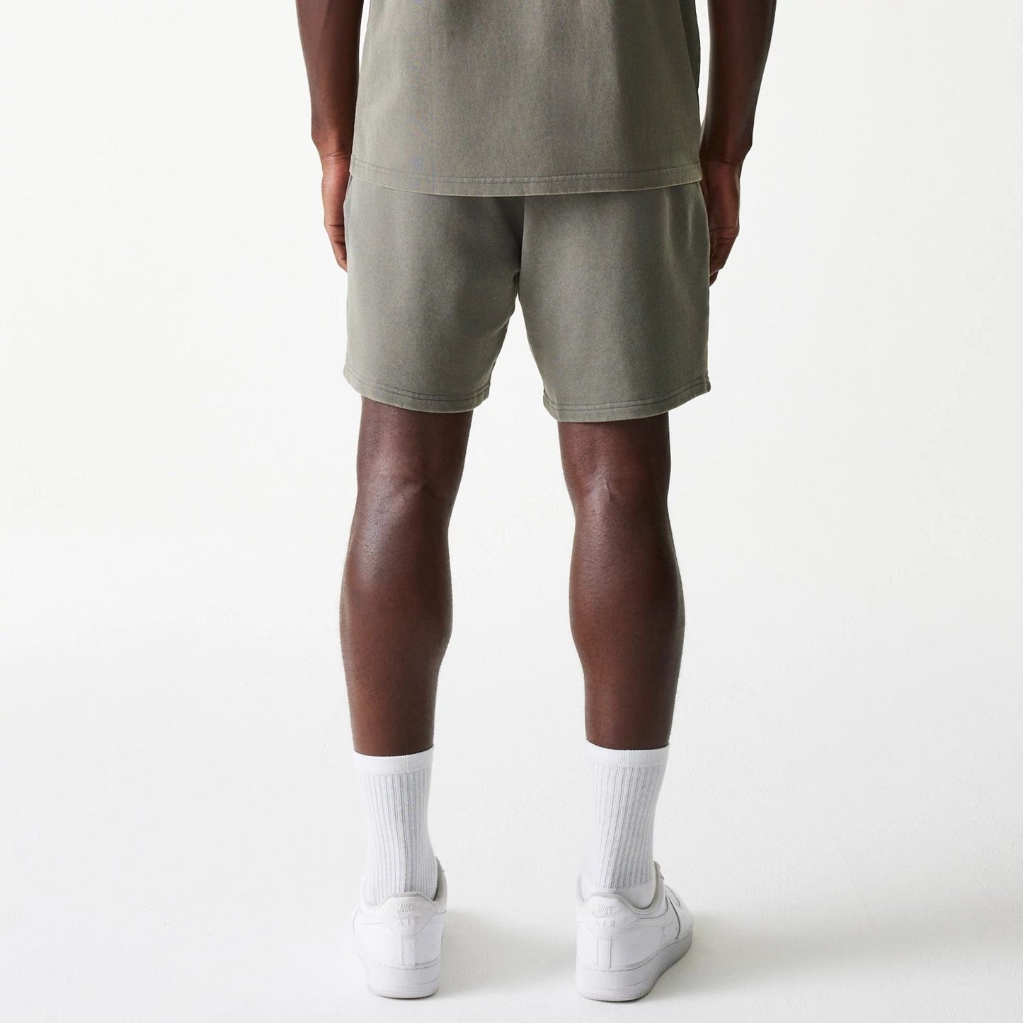 New Era LA Lakers NBA Washed Grey Shorts