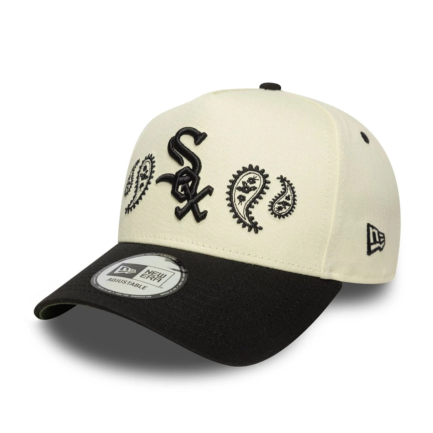 NEW ERA Chicago White Sox MLB Paisley White 9FORTY E-Frame Adjustable Cap