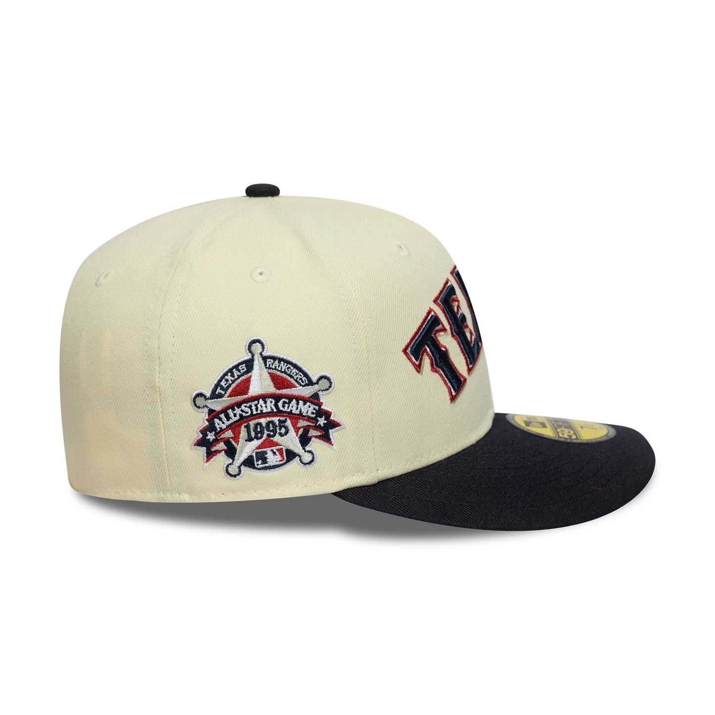New Era Texas Rangers MLB All Star Game Pin Cream 59FIFTY Fitted Cap