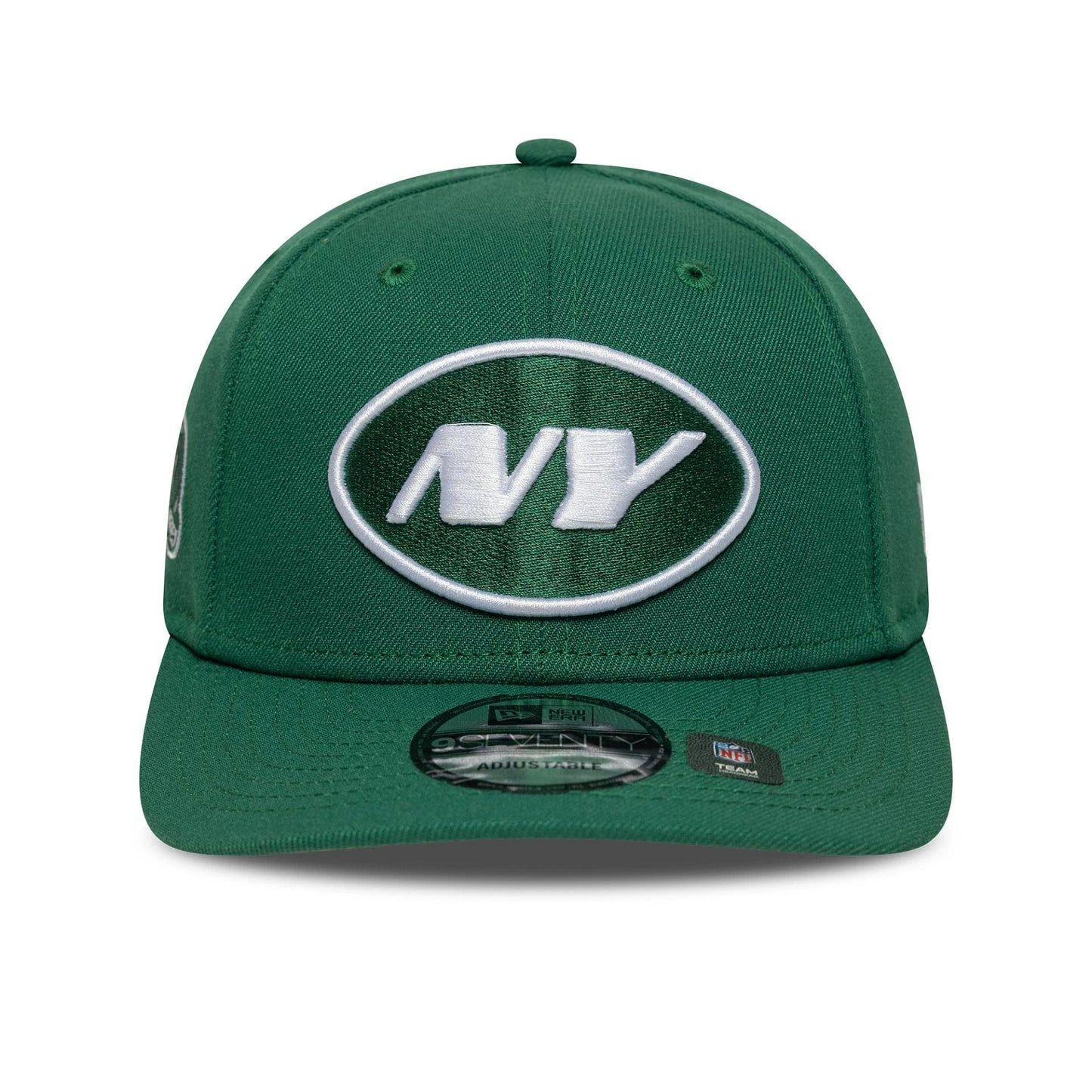 NEW ERA New York Jets NFL Patch Green 9SEVENTY Stretch-Snap Adjustable Cap