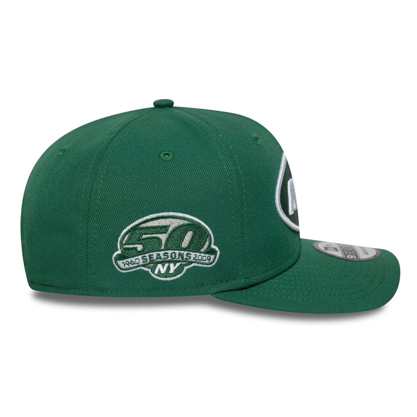 NEW ERA New York Jets NFL Patch Green 9SEVENTY Stretch-Snap Adjustable Cap