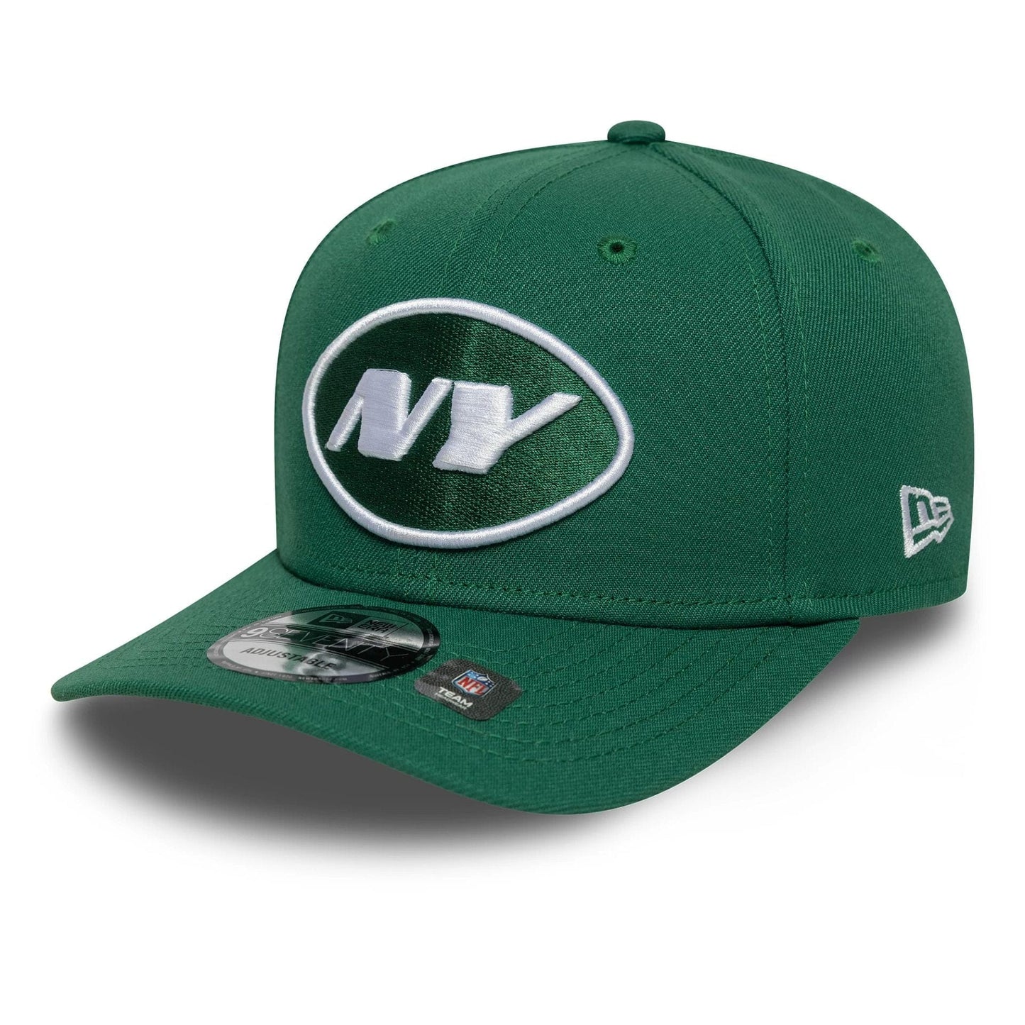 NEW ERA New York Jets NFL Patch Green 9SEVENTY Stretch-Snap Adjustable Cap