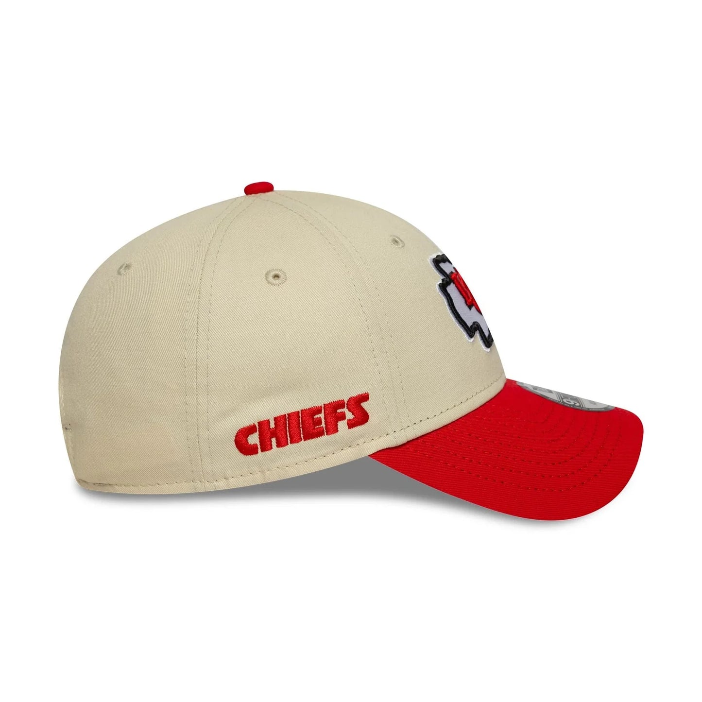 New Era Kansas City Chiefs NFL Wordmark Cream 9FORTY Adjustable Cap