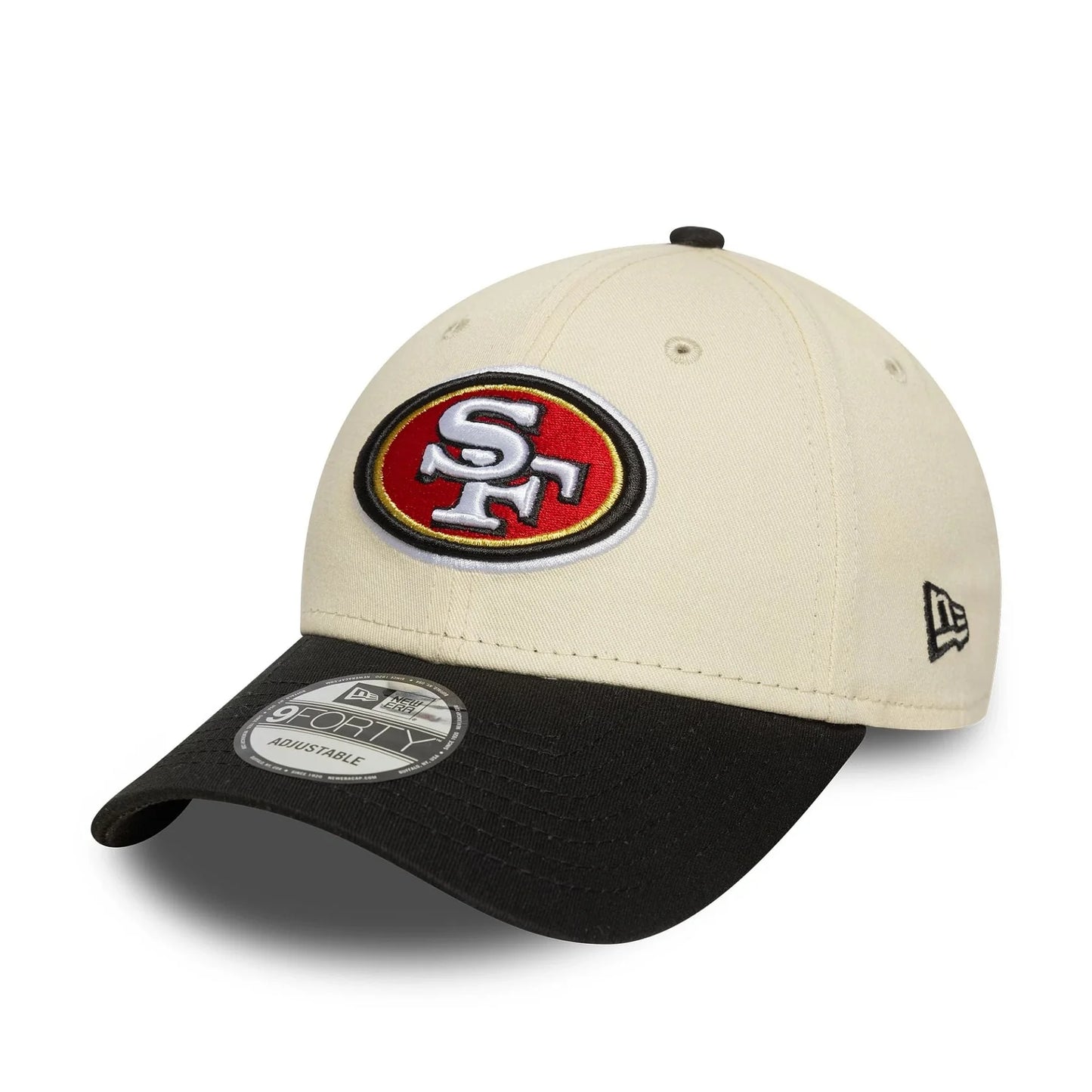San Francisco 49ers NFL Wordmark Cream 9FORTY Adjustable Cap