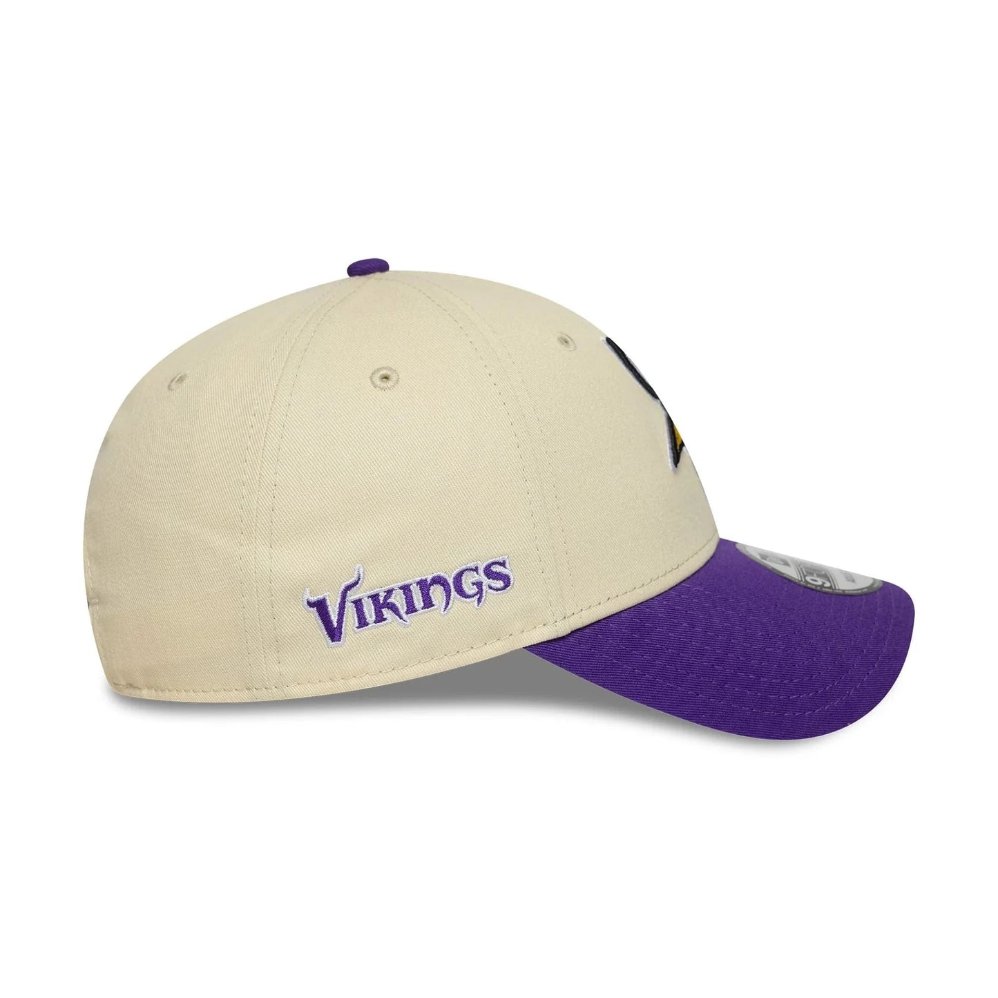 NEW ERA Minnesota Vikings NFL Wordmark Cream 9FORTY Adjustable Cap