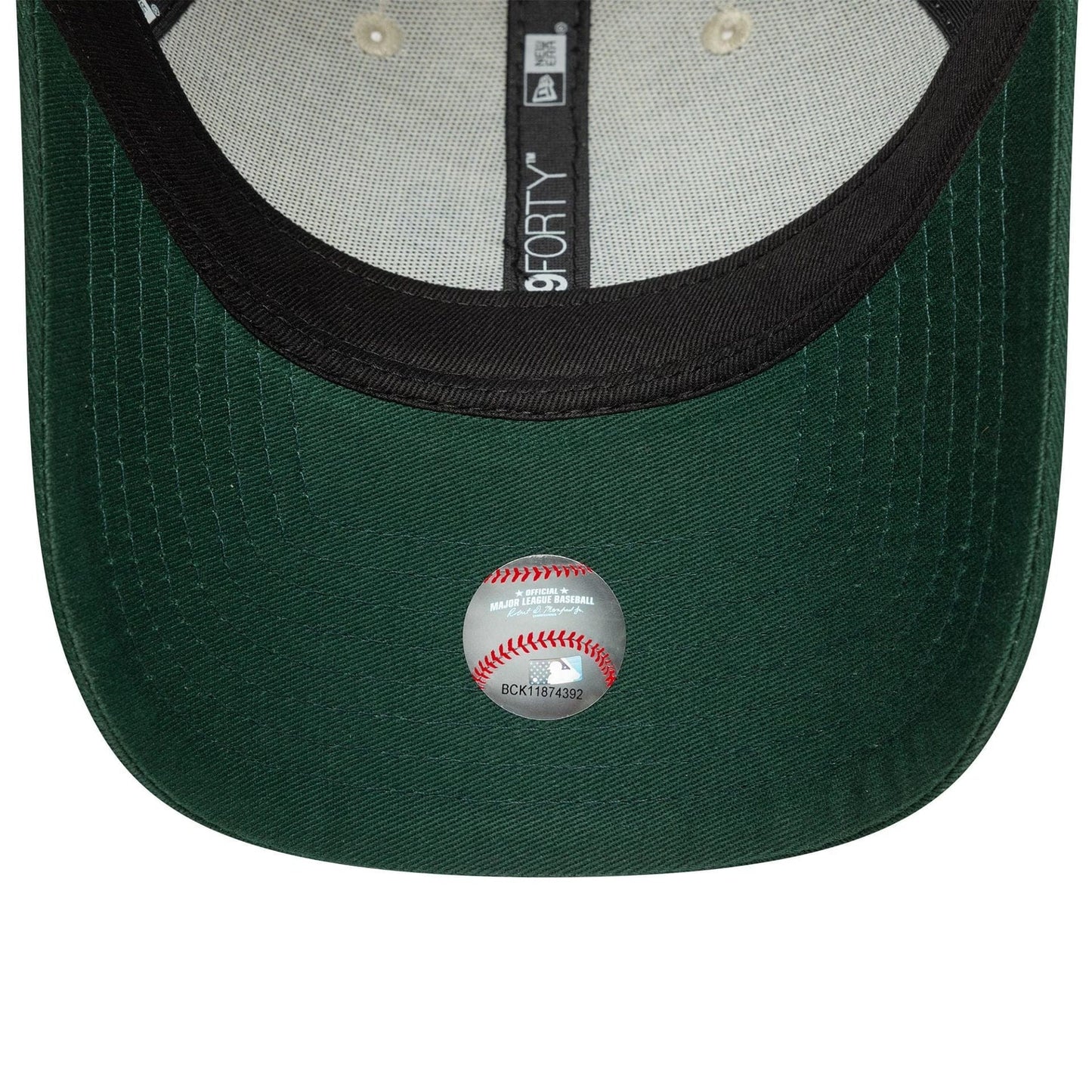 NEW ERA Oakland Athletics MLB Colour Block Cream 9FORTY Adjustable Cap