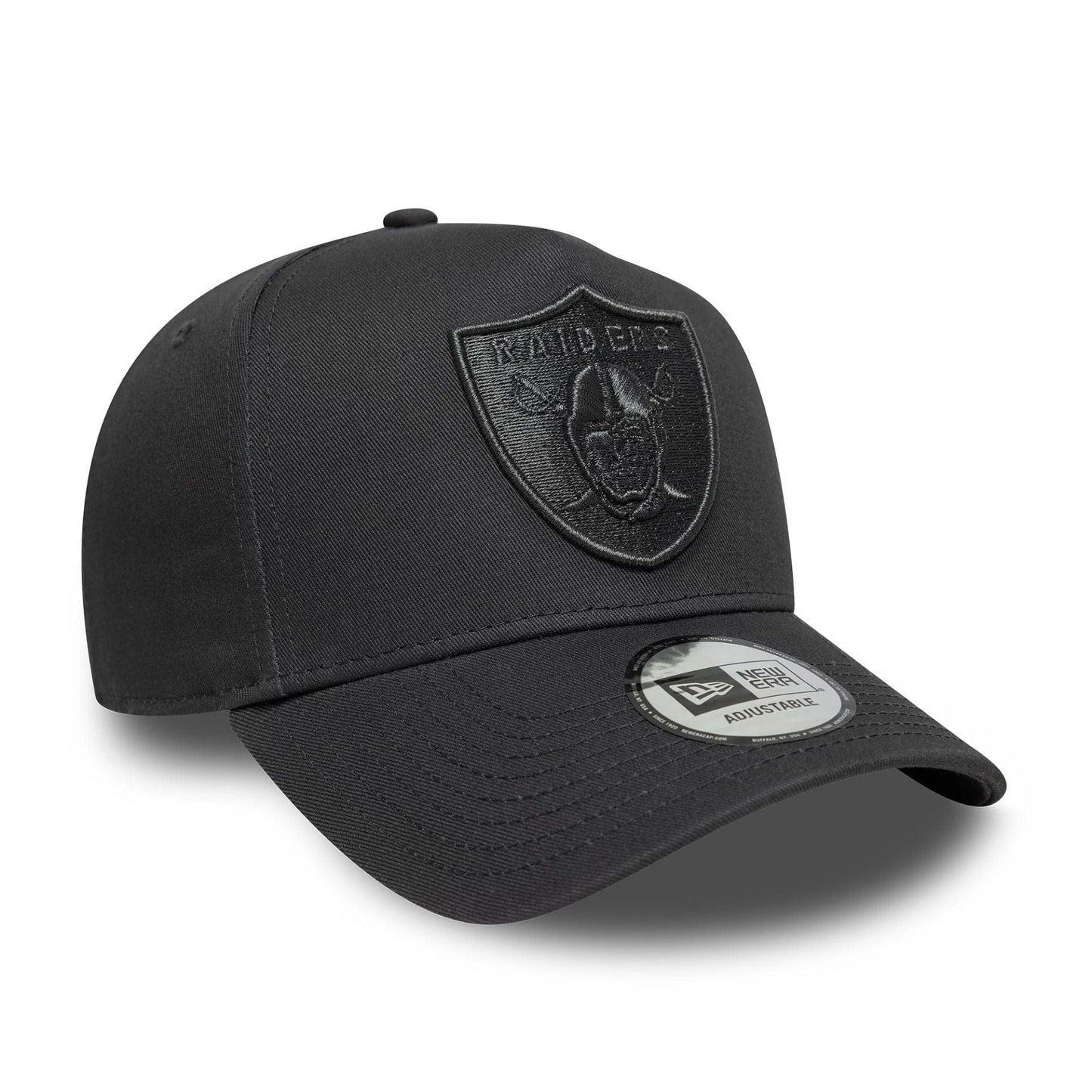 NEW ERA Las Vegas Raiders NFL Metallic Dark Grey 9FORTY E-Frame Adjustable Cap
