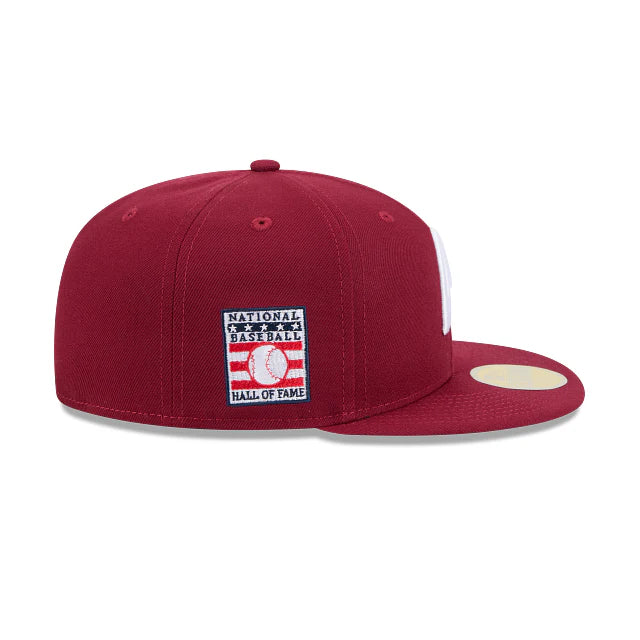 NEW ERA Philadelphia Phillies MLB 2025 Hall Of Fame Red 59FIFTY Fitted Cap